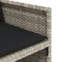 Garden dining set 9 pieces with light gray synthetic rattan cushions by , Garden sets - Ref: Foro24-3210599, Price: 509,28 €,...