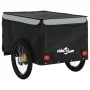 Black and gray iron bicycle trailer 45 kg by , Bicycle trailers - Ref: Foro24-94112, Price: 101,99 €, Discount: %