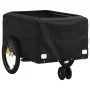 Schwarz-roter Fahrradanhänger aus Eisen, 30 kg von , Fahrradanhänger - Ref: Foro24-94097, Preis: 87,52 €, Rabatt: %