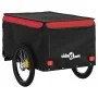 Schwarz-roter Fahrradanhänger aus Eisen, 30 kg von , Fahrradanhänger - Ref: Foro24-94097, Preis: 87,52 €, Rabatt: %