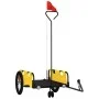 Remolque para bicicletas hierro y tela Oxford amarillo de , Remolques para bicicletas - Ref: Foro24-94190, Precio: 78,80 €, D...