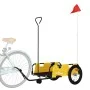 Remolque para bicicletas hierro y tela Oxford amarillo de , Remolques para bicicletas - Ref: Foro24-94190, Precio: 78,80 €, D...
