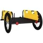 Remolque para bicicletas hierro y tela Oxford amarillo de , Remolques para bicicletas - Ref: Foro24-94190, Precio: 78,80 €, D...