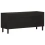 Mueble de TV madera maciza de mango negro 105x33x46 cm de , Muebles TV - Ref: Foro24-356819, Precio: 87,70 €, Descuento: %