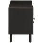 Massiver TV-Schrank aus schwarzem Mangoholz, 105 x 33 x 46 cm von , TV-Möbel - Ref: Foro24-356833, Preis: 92,58 €, Rabatt: %