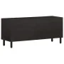 Massiver TV-Schrank aus schwarzem Mangoholz, 105 x 33 x 46 cm von , TV-Möbel - Ref: Foro24-356833, Preis: 91,68 €, Rabatt: %