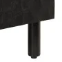 Solid black mango wood TV cabinet 105x33x46 cm by , TV Furniture - Ref: Foro24-356833, Price: 91,68 €, Discount: %