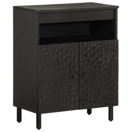 Aparador madera maciza de mango negro 60x33x75 cm de , Aparadores - Ref: Foro24-356844, Precio: 102,77 €, Descuento: %