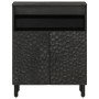 Aparador madera maciza de mango negro 60x33x75 cm de , Aparadores - Ref: Foro24-356844, Precio: 102,77 €, Descuento: %
