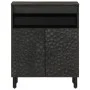 Solid black mango wood sideboard 60x33x75 cm by , Sideboards - Ref: Foro24-356844, Price: 101,35 €, Discount: %