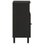 Solid black mango wood sideboard 60x33x75 cm by , Sideboards - Ref: Foro24-356844, Price: 101,35 €, Discount: %