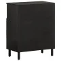 Solid black mango wood sideboard 60x33x75 cm by , Sideboards - Ref: Foro24-356844, Price: 101,35 €, Discount: %