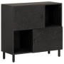Aparador madera maciza de mango negro 80x33x75 cm de , Aparadores - Ref: Foro24-356846, Precio: 120,98 €, Descuento: %