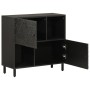 Aparador madera maciza de mango negro 80x33x75 cm de , Aparadores - Ref: Foro24-356846, Precio: 120,98 €, Descuento: %