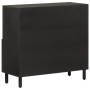 Aparador madera maciza de mango negro 80x33x75 cm de , Aparadores - Ref: Foro24-356846, Precio: 120,98 €, Descuento: %