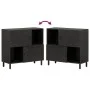 Sideboard aus massivem schwarzem Mangoholz, 80 x 33 x 75 cm von , Sideboards - Ref: Foro24-356846, Preis: 119,29 €, Rabatt: %