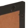 Badezimmerspiegel aus massivem Mangoholz und schwarzem Glas, 50 x 70 x 2,5 cm von , Spiegel - Ref: Foro24-356850, Preis: 65,8...