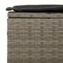 3-Sitzer-Gartensofa mit grauen synthetischen Rattankissen von , Outdoor-Sofas - Ref: Foro24-365830, Preis: 226,60 €, Rabatt: %