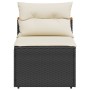 Garden sofa without armrests 2 pcs and black PE rattan cushions by , Outdoor sofas - Ref: Foro24-365832, Price: 138,40 €, Dis...