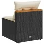 Garden sofa without armrests 2 pcs and black PE rattan cushions by , Outdoor sofas - Ref: Foro24-365832, Price: 158,86 €, Dis...