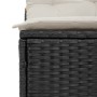 Garden sofa without armrests 2 pcs and black PE rattan cushions by , Outdoor sofas - Ref: Foro24-365832, Price: 138,40 €, Dis...