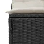 Garden sofa without armrests 2 pcs and black PE rattan cushions by , Outdoor sofas - Ref: Foro24-365832, Price: 158,86 €, Dis...