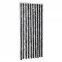 Gray and black chenille fly curtain 100x230 cm by , Mosquito nets for windows - Ref: Foro24-377331, Price: 65,98 €, Discount: %