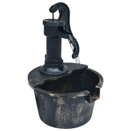 Garden fountain in the shape of a barrel with a pump by vidaXL, Fountains and waterfalls - Ref: Foro24-48231, Price: 45,35 €,...