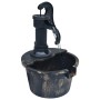 Tonnenförmiger Gartenbrunnen mit Pumpe von vidaXL, Brunnen und Wasserfälle - Ref: Foro24-48231, Preis: 43,08 €, Rabatt: %