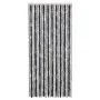 Gray and black chenille fly curtain 100x230 cm by , Mosquito nets for windows - Ref: Foro24-377331, Price: 65,98 €, Discount: %