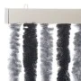 Gray and black chenille fly curtain 100x230 cm by , Mosquito nets for windows - Ref: Foro24-377331, Price: 65,98 €, Discount: %