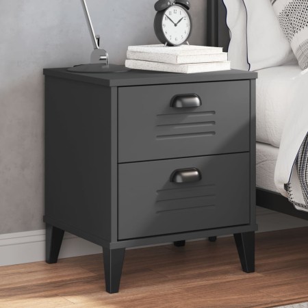 VIKEN bedside table in anthracite gray engineered wood by , Nightstands - Ref: Foro24-374910, Price: 54,95 €, Discount: %