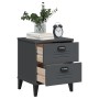 VIKEN bedside table in anthracite gray engineered wood by , Nightstands - Ref: Foro24-374910, Price: 54,95 €, Discount: %