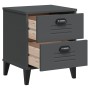 VIKEN bedside table in anthracite gray engineered wood by , Nightstands - Ref: Foro24-374910, Price: 54,95 €, Discount: %