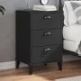 VIKEN nightstand black engineered wood by , Nightstands - Ref: Foro24-374912, Price: 64,83 €, Discount: %