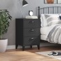 VIKEN nightstand black engineered wood by , Nightstands - Ref: Foro24-374912, Price: 65,57 €, Discount: %
