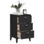 VIKEN Nachttisch aus schwarzem Holzwerkstoff von , Nachttische - Ref: Foro24-374912, Preis: 64,83 €, Rabatt: %