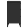 VIKEN nightstand black engineered wood by , Nightstands - Ref: Foro24-374912, Price: 65,57 €, Discount: %