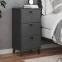 VIKEN bedside table in anthracite gray engineered wood by , Nightstands - Ref: Foro24-374919, Price: 77,51 €, Discount: %