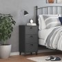 Mesita de noche VIKEN madera de ingeniería gris antracita de , Mesitas de noche - Ref: Foro24-374919, Precio: 78,46 €, Descue...