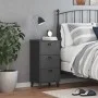 VIKEN bedside table in anthracite gray engineered wood by , Nightstands - Ref: Foro24-374919, Price: 77,51 €, Discount: %