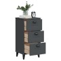 Mesita de noche VIKEN madera de ingeniería gris antracita de , Mesitas de noche - Ref: Foro24-374919, Precio: 78,46 €, Descue...