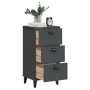 VIKEN bedside table in anthracite gray engineered wood by , Nightstands - Ref: Foro24-374919, Price: 77,51 €, Discount: %