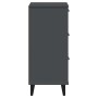 Mesita de noche VIKEN madera de ingeniería gris antracita de , Mesitas de noche - Ref: Foro24-374919, Precio: 78,46 €, Descue...