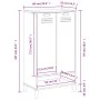 VIKEN shoe cabinet in anthracite gray engineered wood by , Shoe racks and shoe organizers - Ref: Foro24-374925, Price: 145,14...
