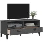 Mueble para TV VIKEN madera de ingeniería gris antracita by , TV Furniture - Ref: Foro24-374931, Price: 123,69 €, Discount: %