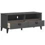 Fernsehmöbel VIKEN aus anthrazitgrauem Ingenieurholz von , TV-Möbel - Ref: Foro24-374931, Preis: 123,78 €, Rabatt: %