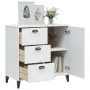 VIKEN Sideboard aus weißem Holzwerkstoff, 80 x 40 x 80 cm von , Sideboards - Ref: Foro24-374938, Preis: 154,34 €, Rabatt: %