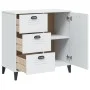 VIKEN Sideboard aus weißem Holzwerkstoff, 80 x 40 x 80 cm von , Sideboards - Ref: Foro24-374938, Preis: 154,34 €, Rabatt: %