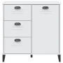 VIKEN Sideboard aus weißem Holzwerkstoff, 80 x 40 x 80 cm von , Sideboards - Ref: Foro24-374938, Preis: 154,34 €, Rabatt: %